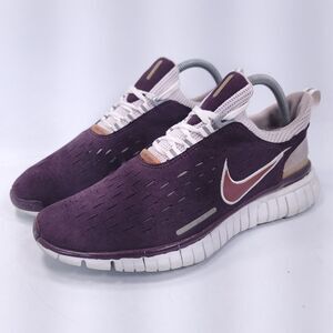Nike Free 5.0 Athletic Lace Up Running Shoe Womens Size 9.5 308975-551 Purple